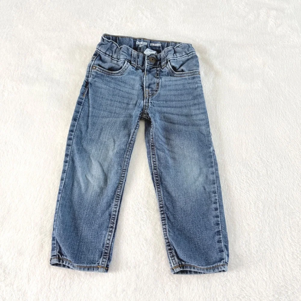 OshKosh J.Crew Angel Dear Pants Bundle Toddler 2T Blue Excellent Lot of 3 Pants